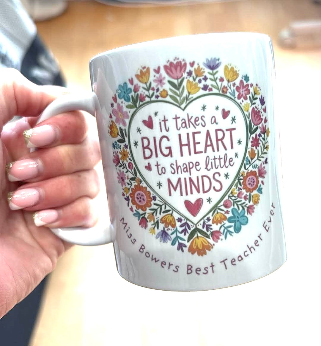 It Takes A Big Heart to Shape Little Minds Mug Gift | Ceramics | Inspired Creative Gifts