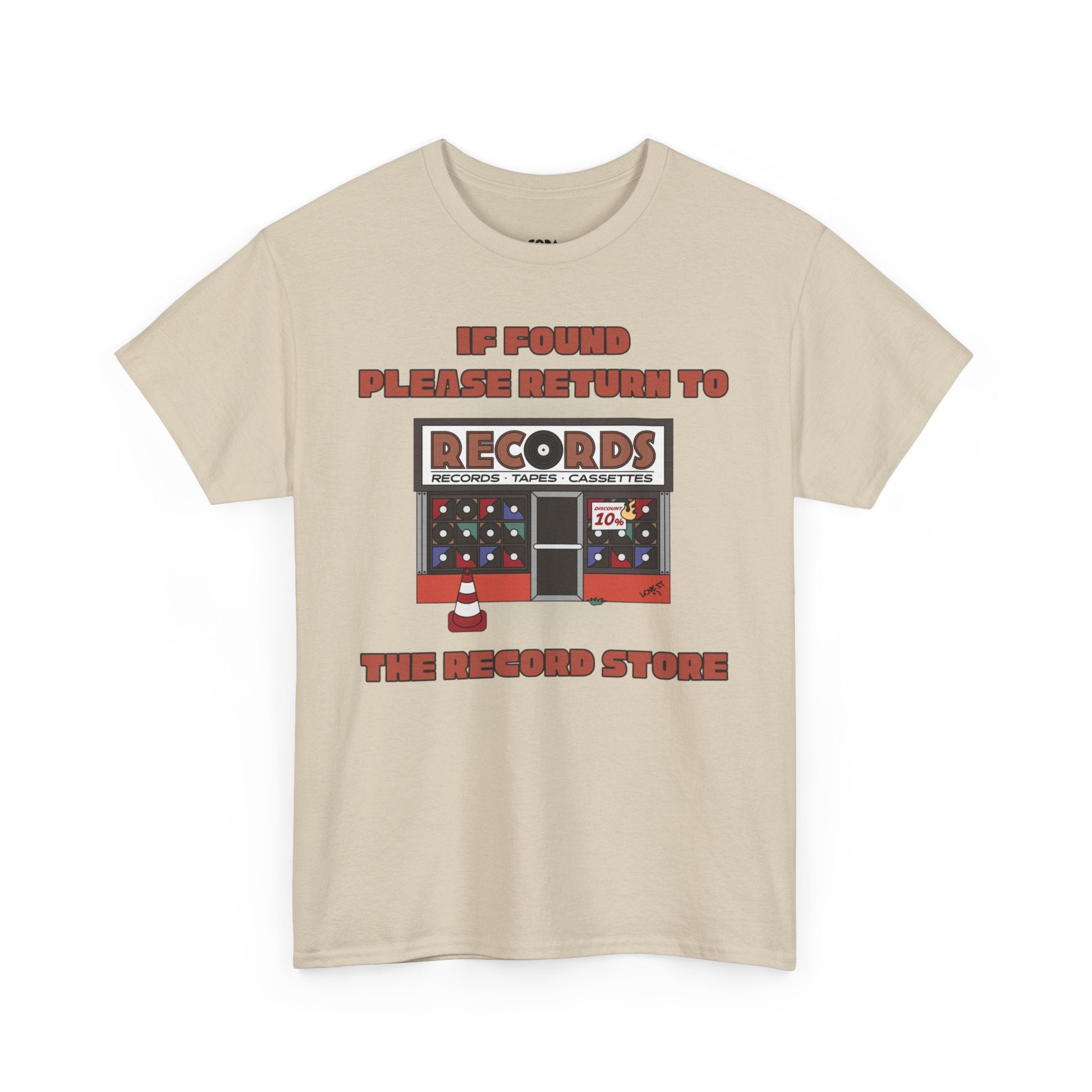 'If Found, Please Return to the Record Store' Men's T-Shirt