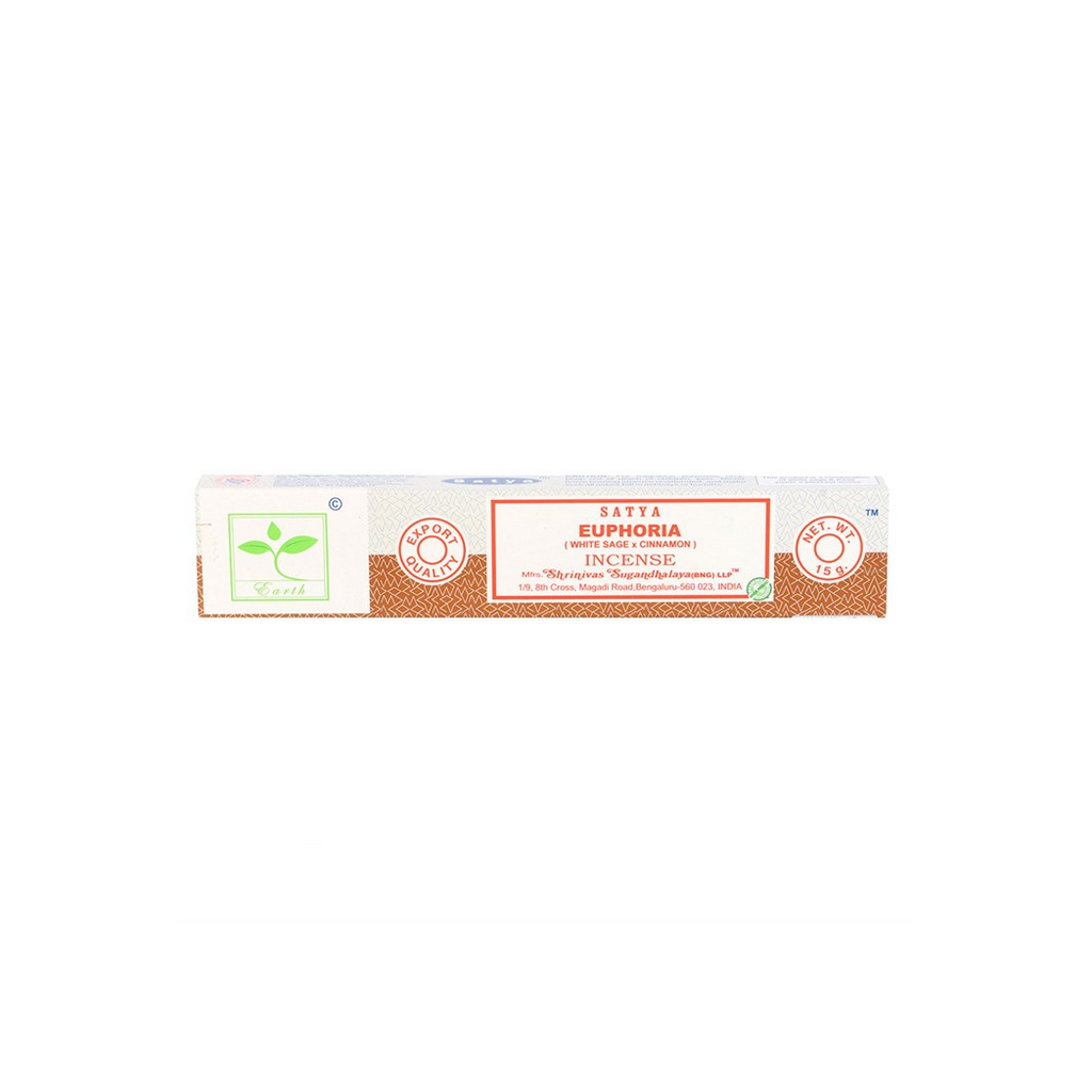 6 Packs of Euphoria Earth Incense by Satya