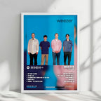 Weezer "Weezer (Blue Album)" Album Cover Poster - with Complete Tracklist