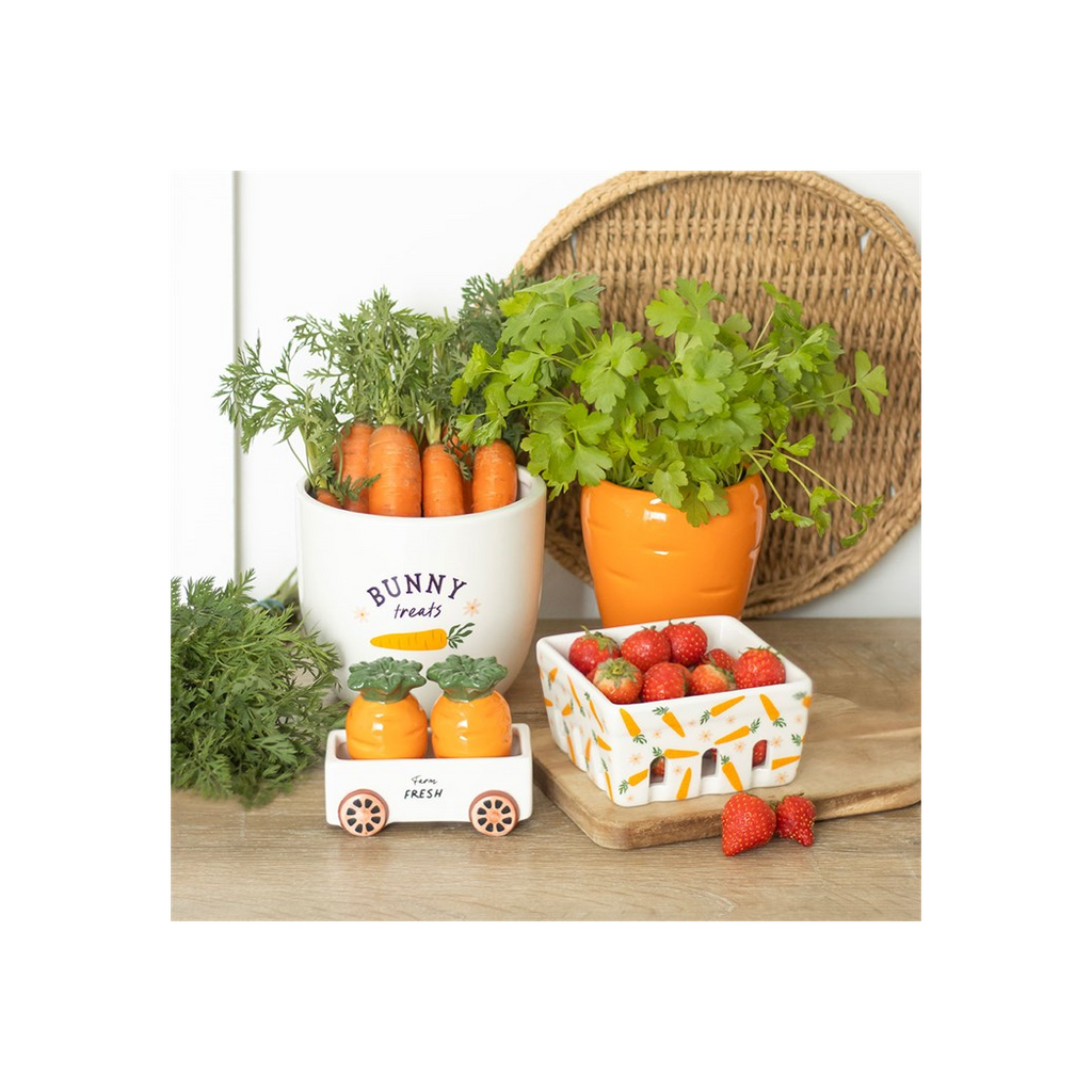 Bunny Treats Ceramic Pot