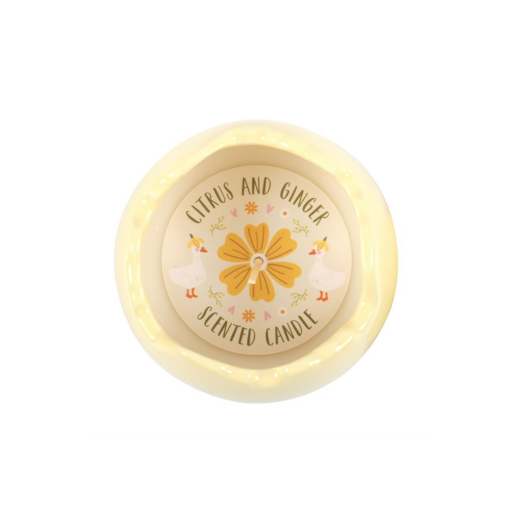 Citrus & Ginger Egg Shaped Candle | Candles | Inspired Creative Gifts
