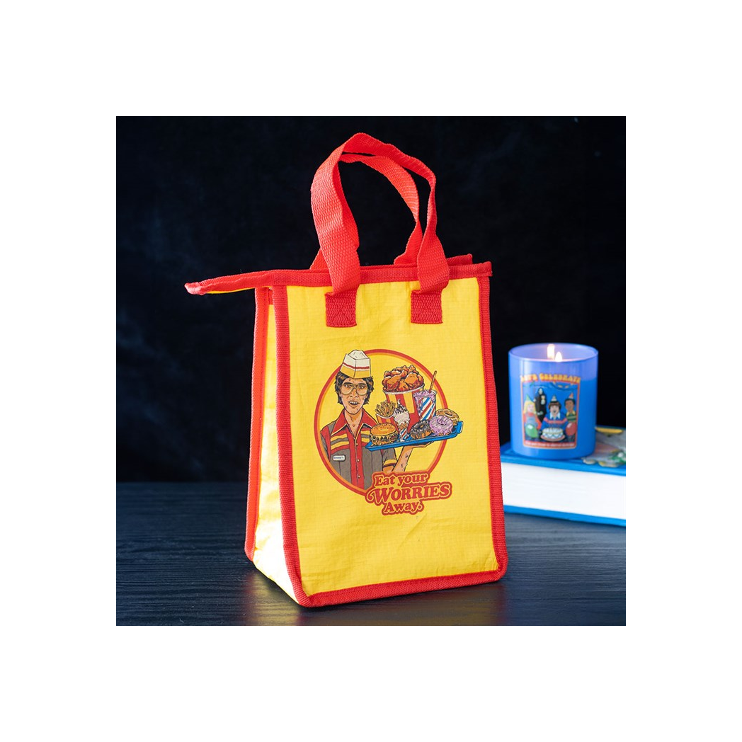 Eat Your Worries Lunch Bag by Steven Rhodes | Mother's Day Gift