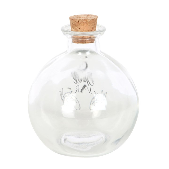 10cm Glass Spell Jar with Recipe Booklet | Potion Bottle