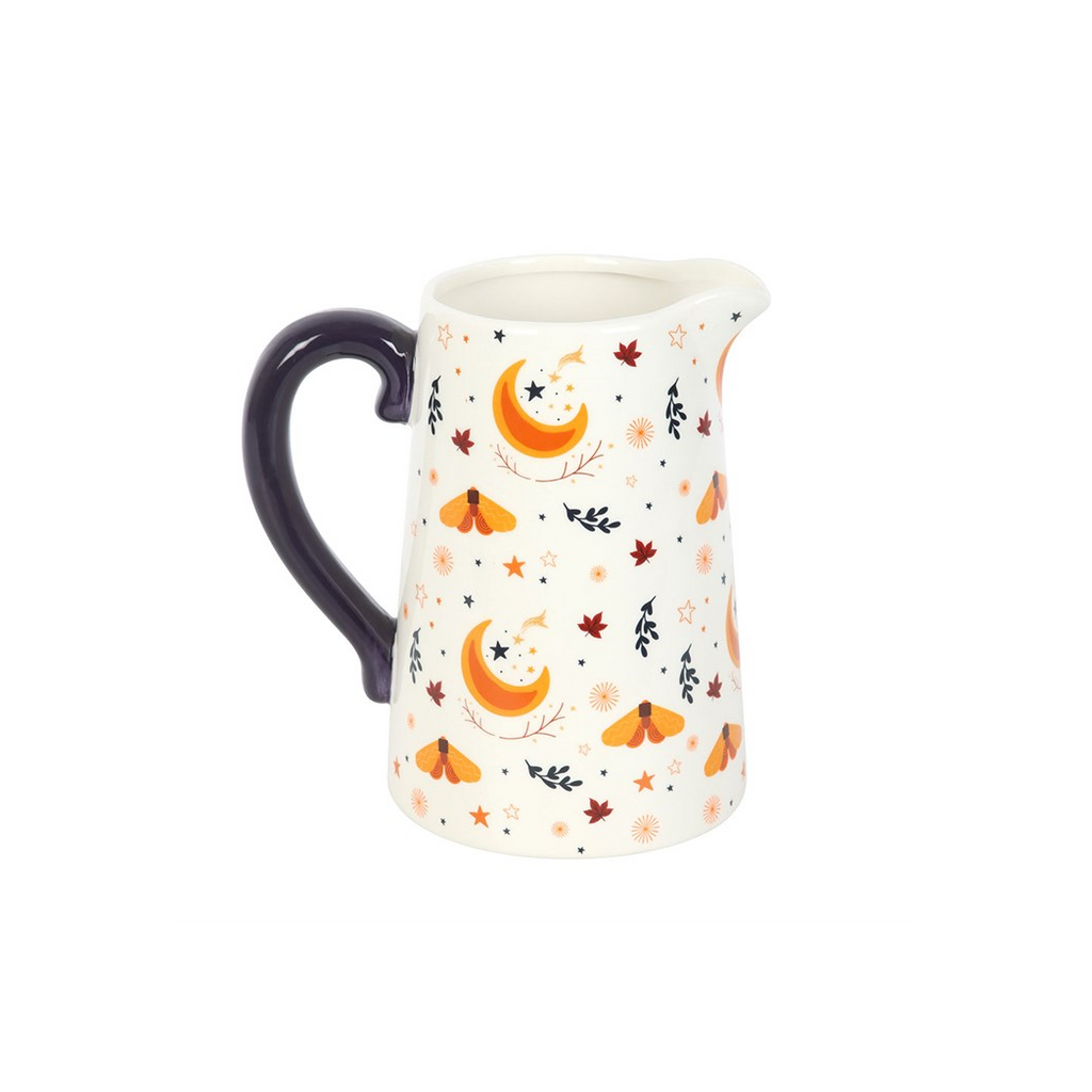 Autumn Magic Harvest Moon Print Ceramic Flower Jug | Vases | Inspired Creative Gifts