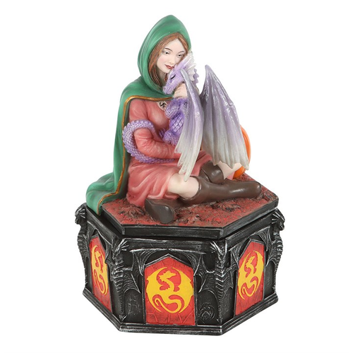 Dragon Friendship Fall Box by Anne Stokes | Trinket, Jewellery & Keepsake Boxes | Inspired Creative Gifts