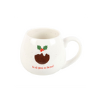 All Good in the Pud Rounded Christmas Mug