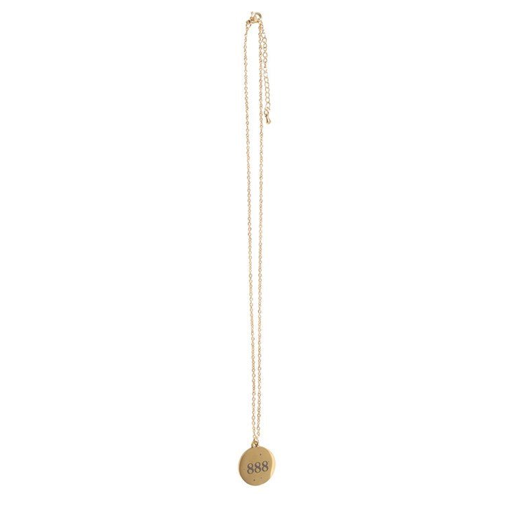 888 Angel Number Abundance Necklace | Inspired Creative Gifts | UK Supplier