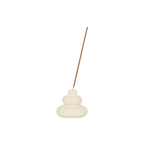 Cream Speckle Balancing Stones Incense Stick Holder | Incense Holders