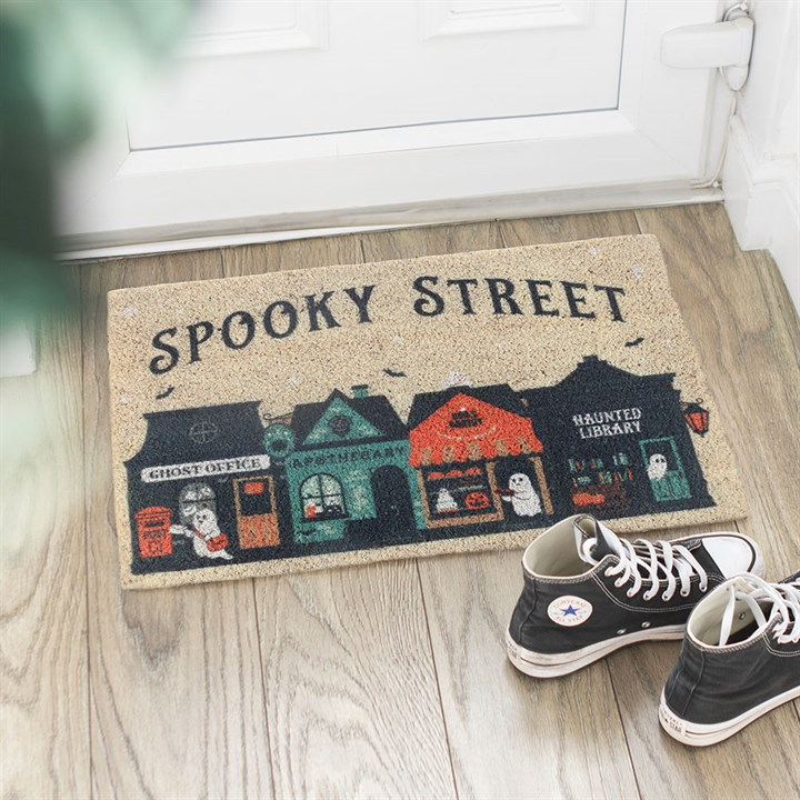Natural Spooky Street Doormat | Door Mat | Inspired Creative Gifts