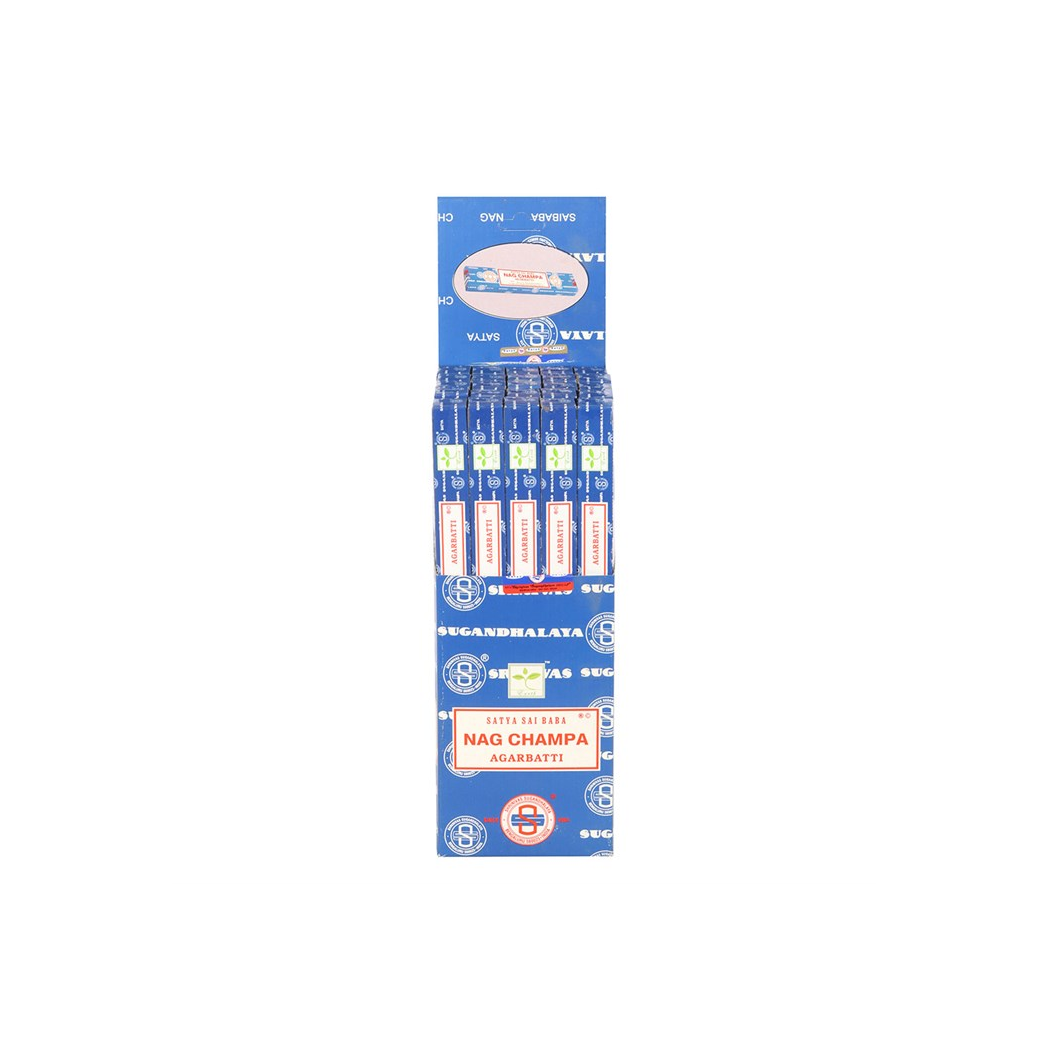 25 Packs of 10g Nag Champa Natural Incense by Satya
