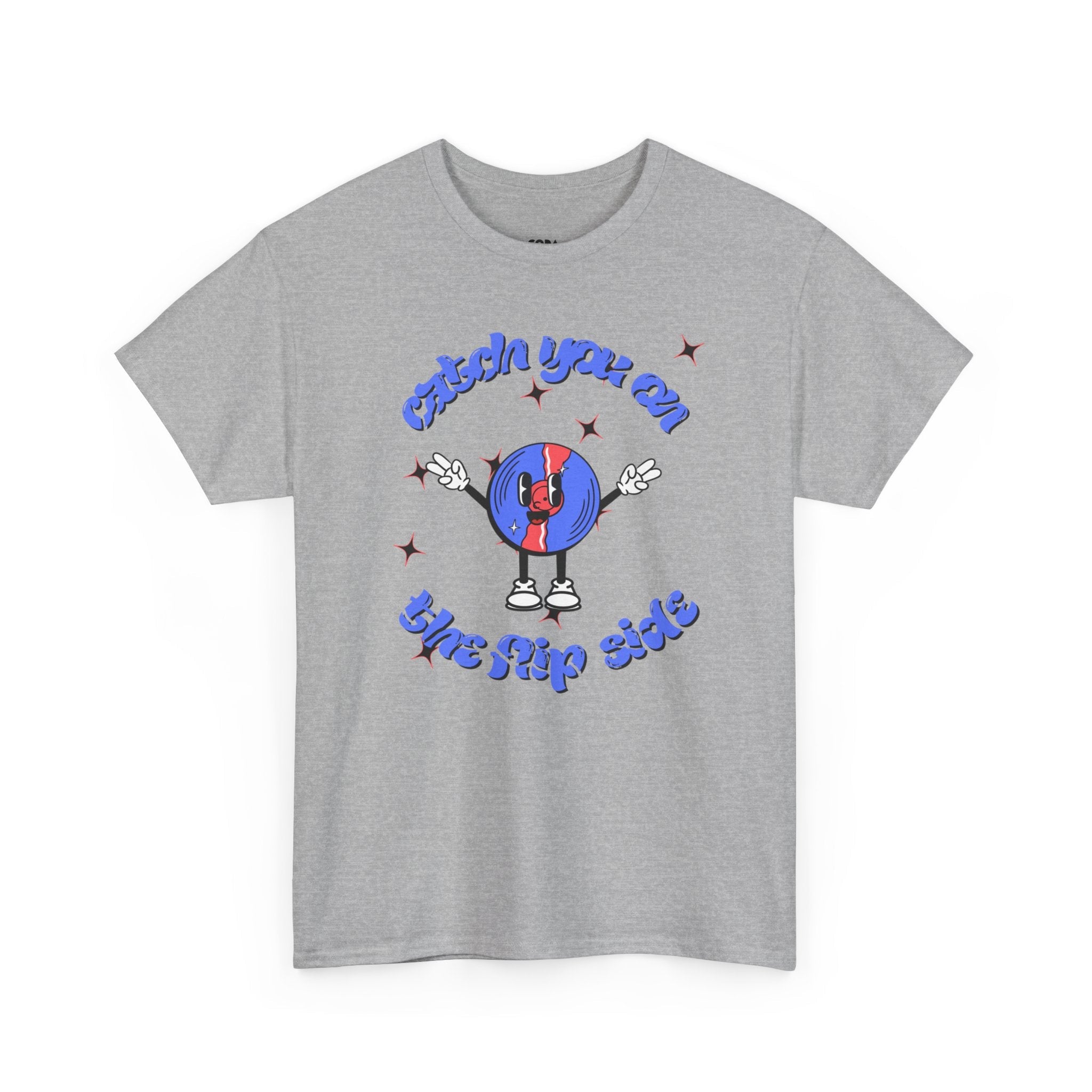 'Catch You On The Flip Side' Men's Vinyl T-Shirt