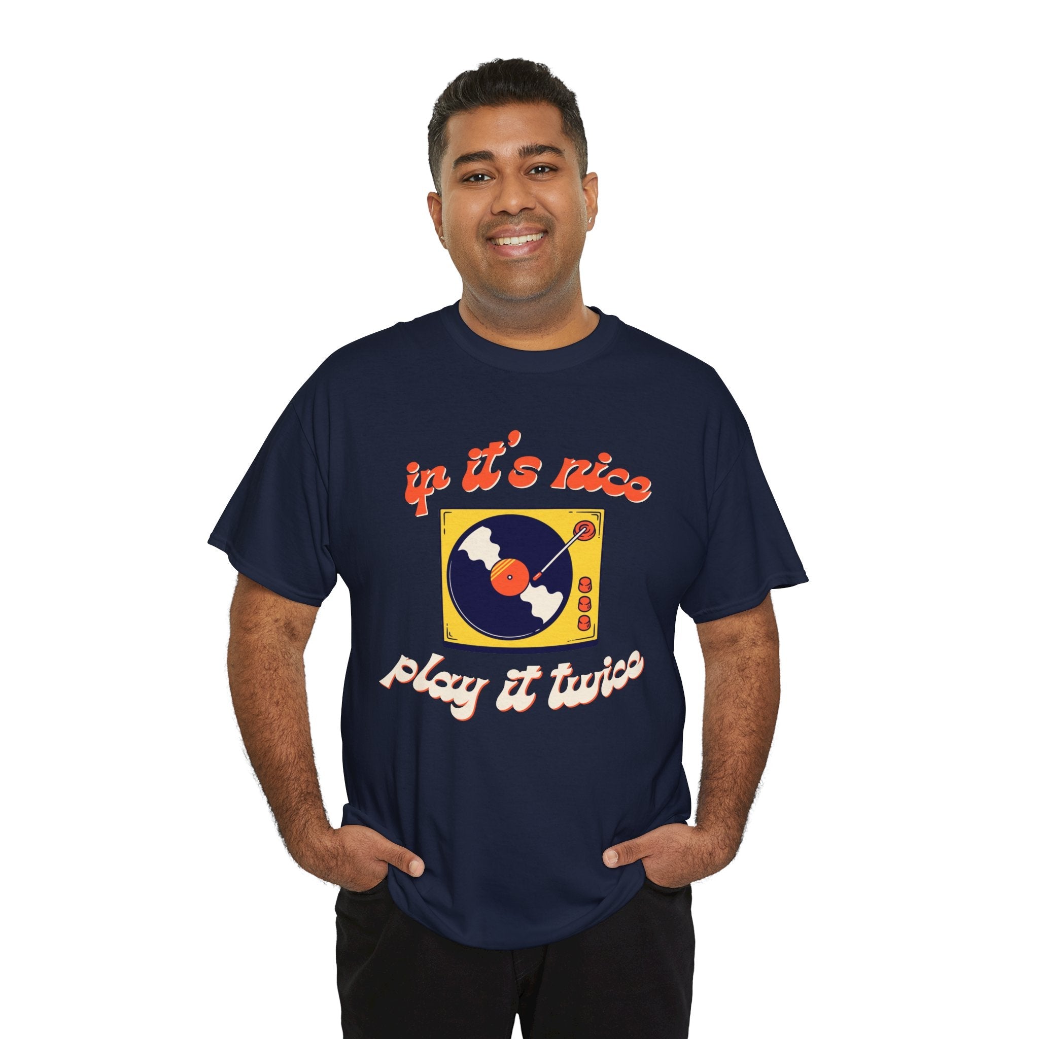 'If It’s Nice, Play It Twice' Vinyl T-Shirt