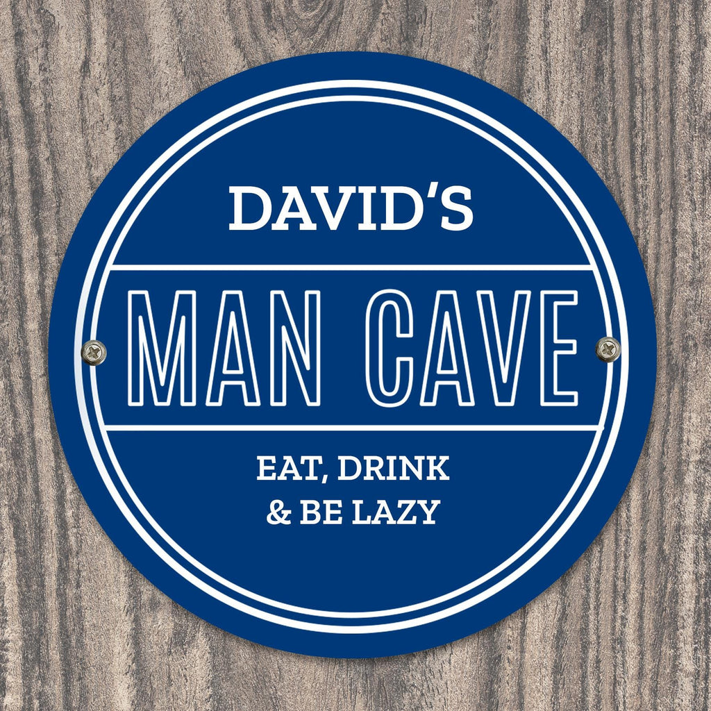 Personalised Man Cave Heritage Plaque | Man Cave | Christmas Gift - Sign - Inspired Creative Gifts