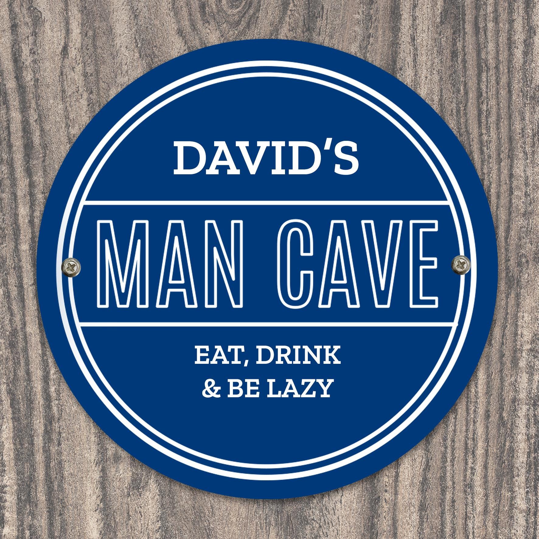 Personalised Man Cave Heritage Plaque | Man Cave | Christmas Gift - Sign - Inspired Creative Gifts