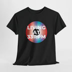 'Living at 33rpm' Men's Vinyl T-Shirt