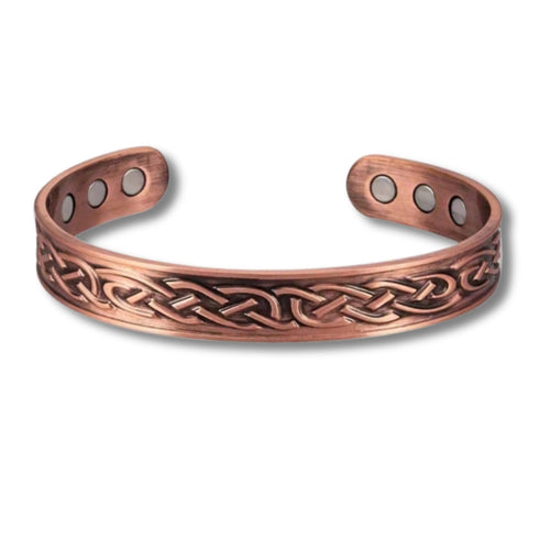 Men's Celtic Copper Bangle - Magnetic Energy | Mens Bracelet | Inspired Creative Gifts