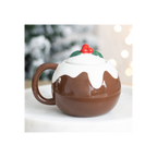 Christmas Pudding Shaped Mug