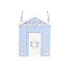Blue Life Ring Beach Hut Hanging Decoration