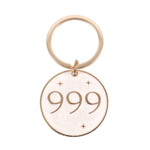 999 Angel Number Keyring | Inspired Creative Gifts | UK Supplier
