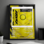 Post Malone "Beerbongs & Bentleys" Album Cover Poster - with Complete Tracklist