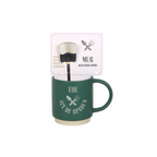 Ace of Spades Mug with Spade Spoon for Father's Day