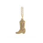 Cowboy Boot Necklace on Greeting Card | Woman's Necklace | Inspired Creative Gifts