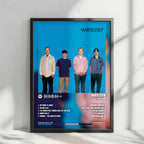 Weezer "Weezer (Blue Album)" Album Cover Poster - with Complete Tracklist