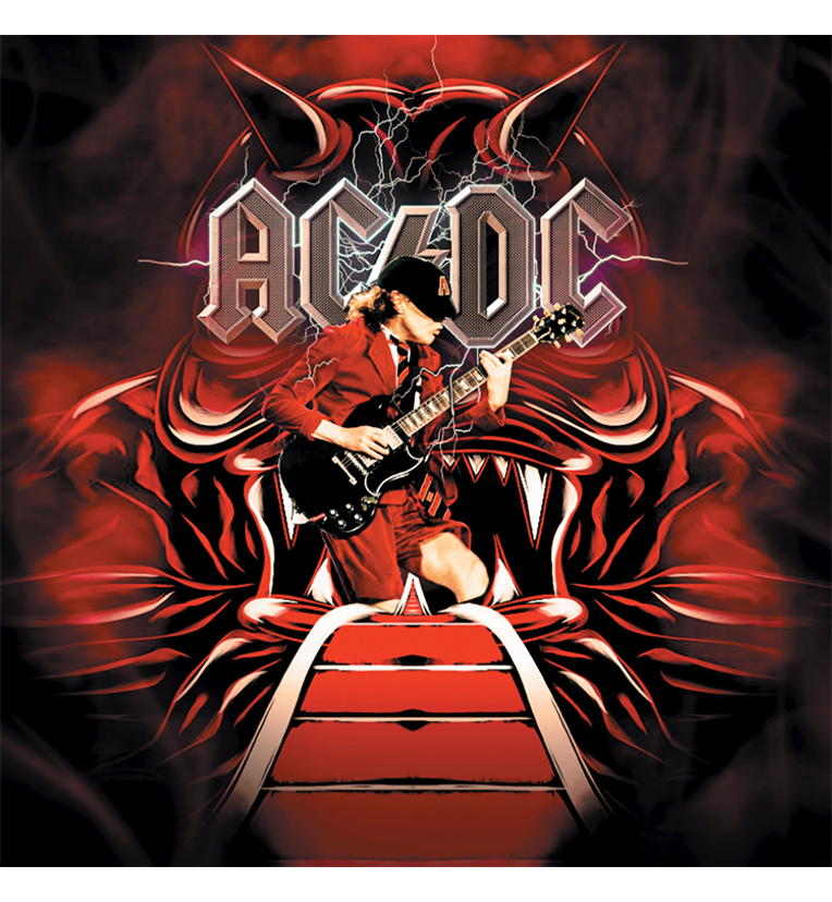 AC/DC – On a Highway to Hell: Live in Johnson City, 1988 (Limited Edition Double-LP on Red/Black Splatter Vinyl)