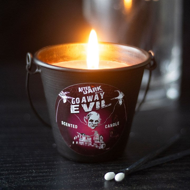 Go Away Evil Candle Bucket - Candles - Inspired Creative Gifts