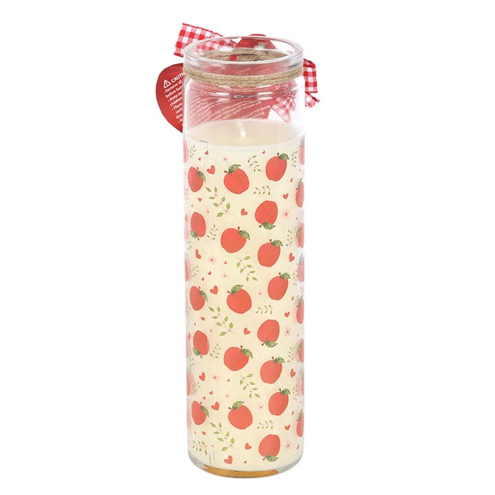 Apple Print Apple Pie Tube Candle - Candles - Inspired Creative Gifts