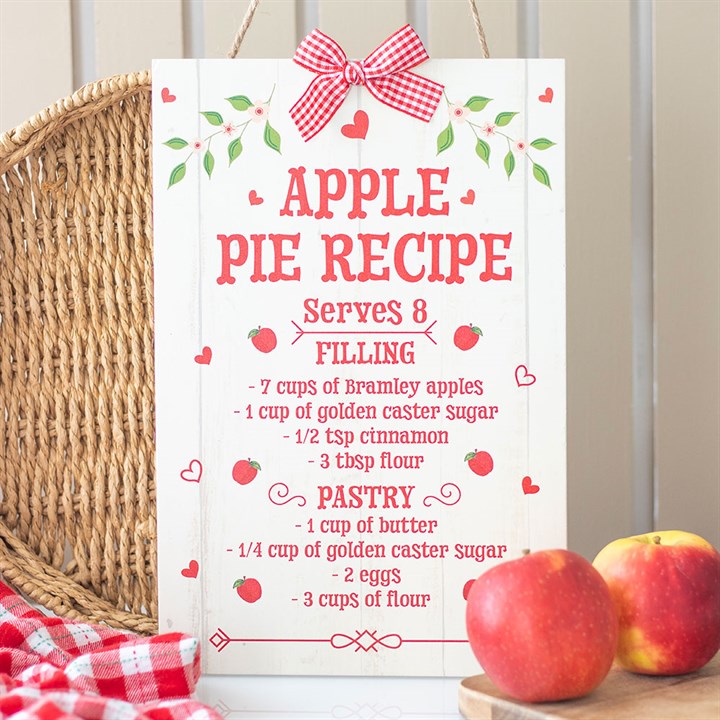 Autumn Skies & Apple Pies Hanging Sign - Sign - Inspired Creative Gifts