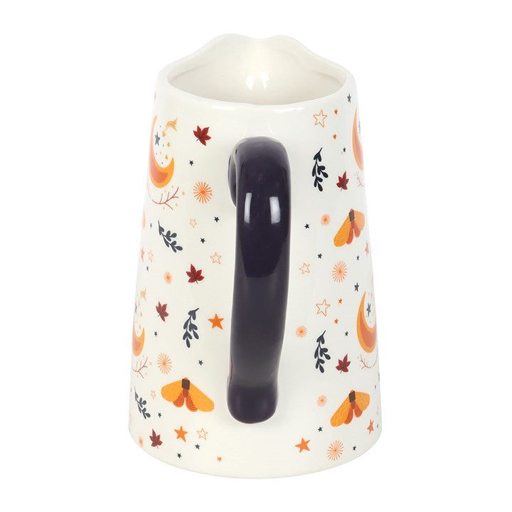 Autumn Magic Harvest Moon Print Ceramic Flower Jug | Vases | Inspired Creative Gifts