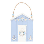 Blue Life Ring Beach Hut Hanging Decoration