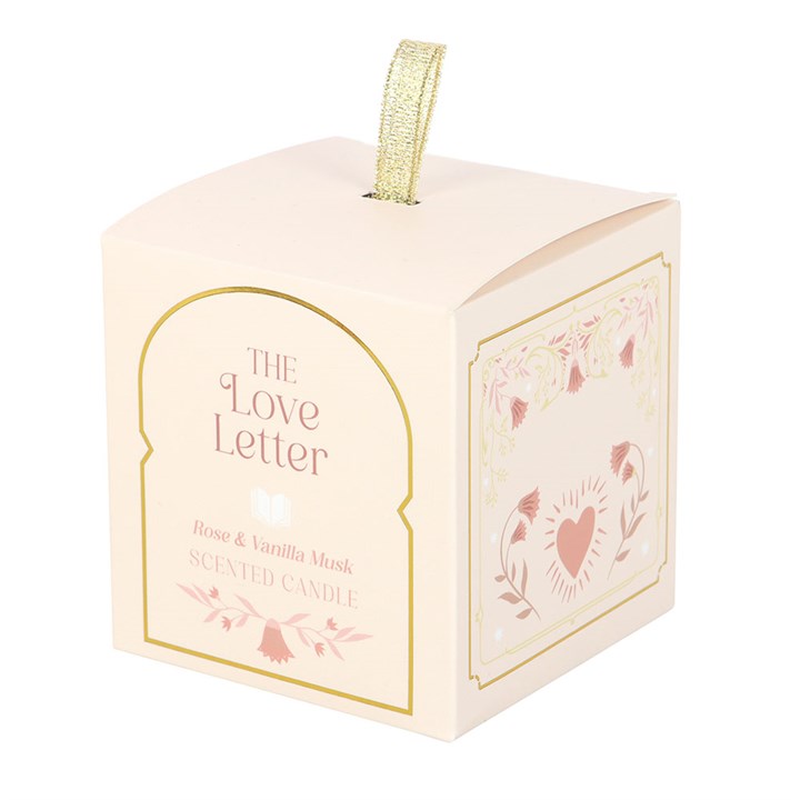 The Love Letter Rose & Vanilla Musk Candle - Candles - Inspired Creative Gifts