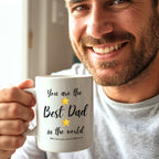Personalised Best Dad Stars Mug | Father's Day Gift