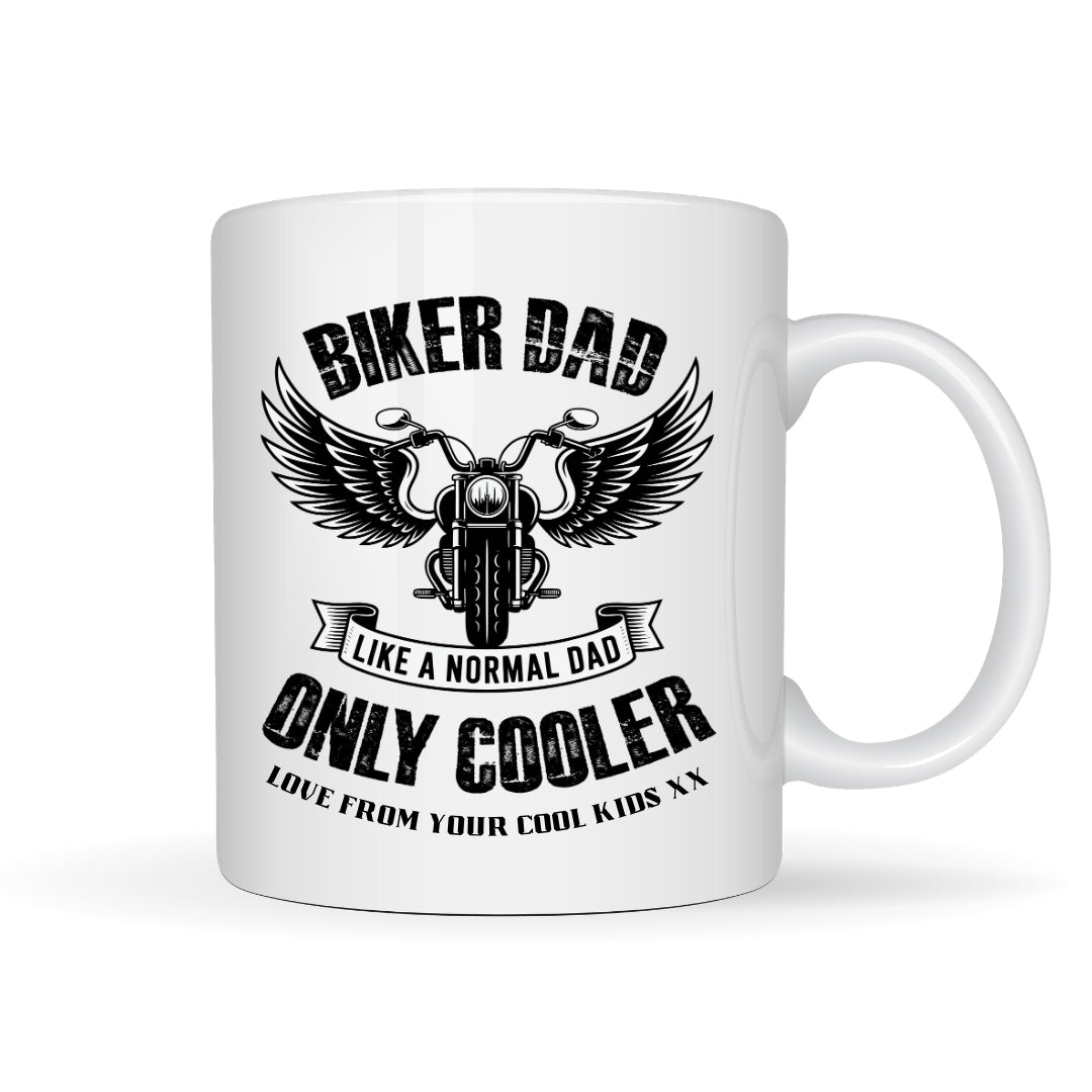 Biker Dad Mug Gift for Father's Day