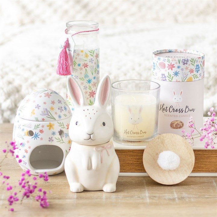 Spring Floral Print Egg Oil Burner and Wax Warmer - Oil Burner - Inspired Creative Gifts