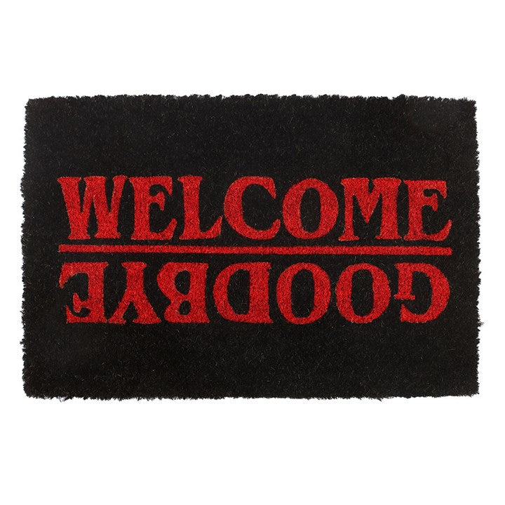 Black Welcome Goodbye Doormat | Door Mat | Inspired Creative Gifts