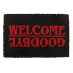 Black Welcome Goodbye Doormat | Door Mat | Inspired Creative Gifts