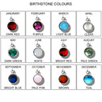 Personalised Birthstone Mini Disc Necklace | Personalised Necklaces | Inspired Creative Gifts