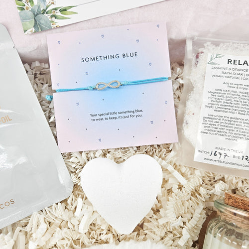 BRIDE TO BE GIFT BOX | THE SOMETHING BLUE BOX |  | Inspired Creative Gifts