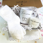 Personalised Bridesmaid Mug, Candle & Socks Gift Hamper | Wedding Gift