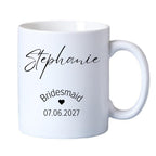 Personalised Bridesmaid Mug, Candle & Socks Gift Hamper | Wedding Gift