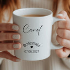 Personalised Bridesmaid Mug, Candle & Socks Gift Hamper | Wedding Gift