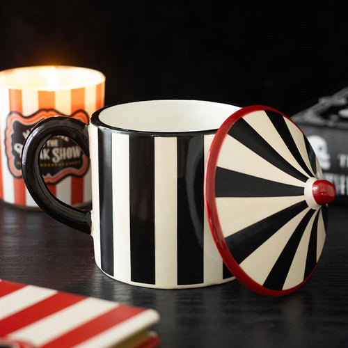 Black Striped Circus Tent Mug |  | Inspired Creative Gifts