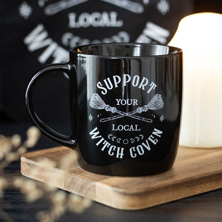 Support Your Local Witch Coven Mug - Mugs - Inspired Creative Gifts