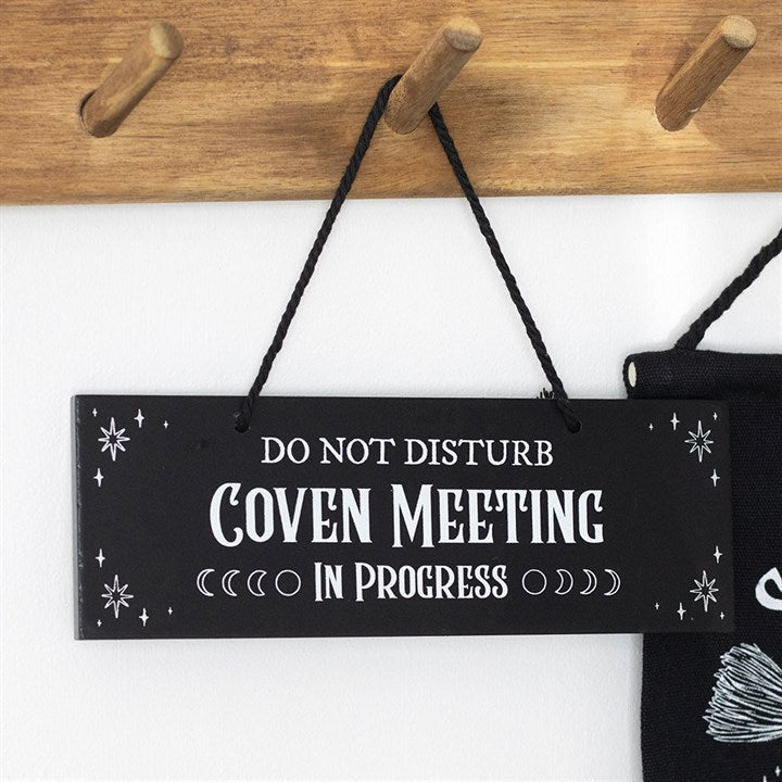 Coven Meeting in Progress Hanging Sign - Sign - Inspired Creative Gifts