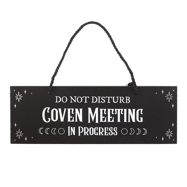Coven Meeting in Progress Hanging Sign - Sign - Inspired Creative Gifts
