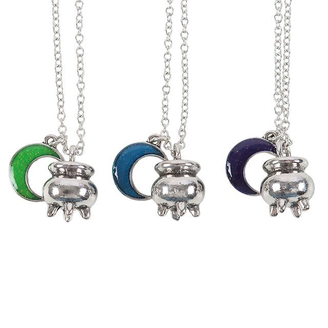 Set of 3 Coven Sisters Cauldron Charm Necklaces - Necklace - Inspired Creative Gifts